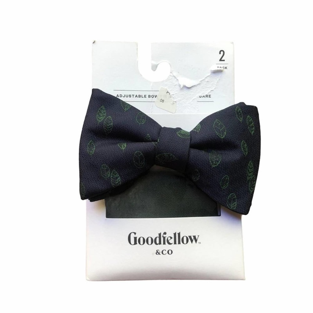 New Goodfellow & Co Bow Tie & Pocket Square